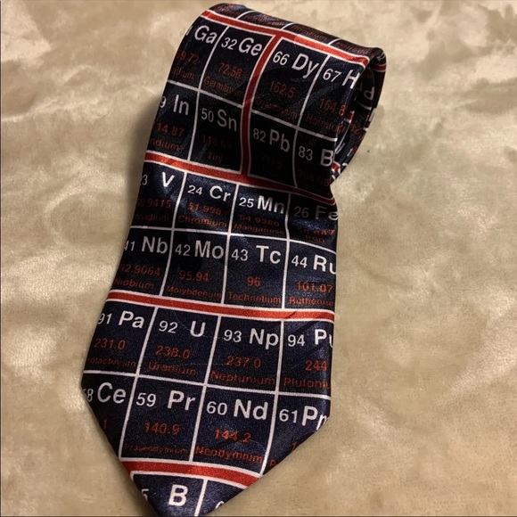 Periodic Table of Elements Neck Tie Steven Harris Chemistry Science Teacher - Picture 8 of 8